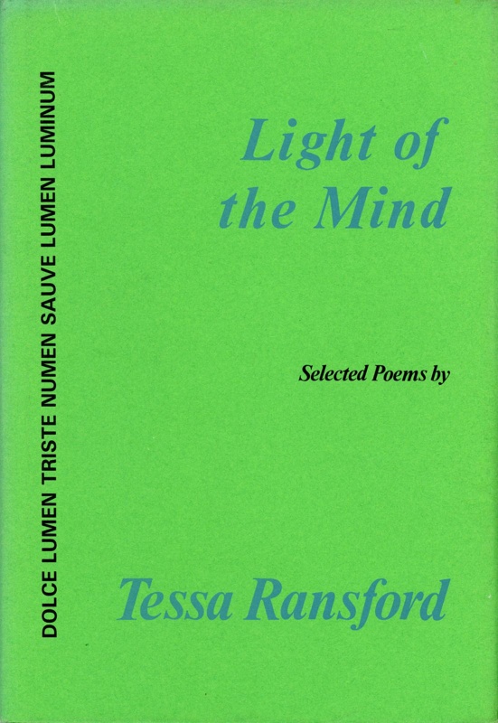 Front cover: Light of the Mind; Ransford, Tessa; 1980; 0 902859 73 0; GWL-2025-135-1 Front cover: Light of the Mind; Ransford, Tessa; 1980; 0 902859 73 0; GWL-2025-135-1