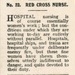Cigarette card (back): Red Cross Nurse; Carreras Ltd; 1916; GWL-2017-84-4
