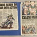 Inside pages: Speedway Scrapbook; McLellan, Mary Alice; c.2006; GWL-2018-12-2