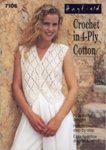 Crochet patterns: 16 Designs in 4-Ply Cotton; Hayfield 7016; 1982; GWL-2022-134-7