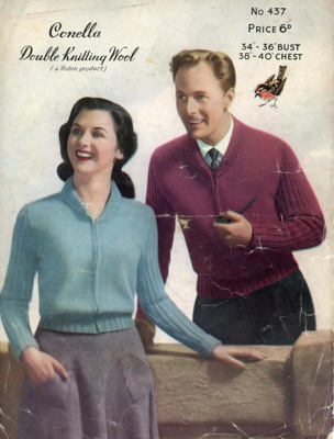 Knitting pattern: Lumber Jackets; Robin Leaflet No. 437; GWL-2015-34-85