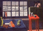 Postcard: The Blue Studio, c.1947-8; Barns-Graham, Wilhelmina; GWL-2022-30-50
