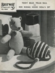 Knitting patterns: Teddy Bear and Pram Ball; Bestway Leaflet No. 604; GWL-2016-95-7