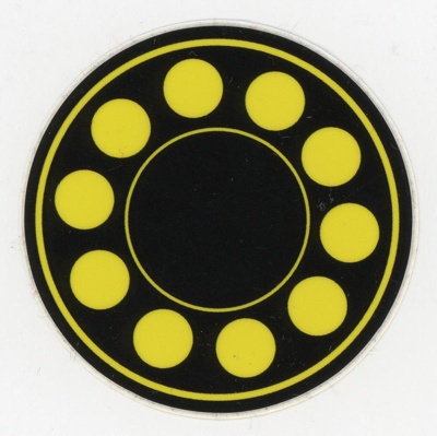 Sticker: Skate Bearings; c.2010s; GWL-2025-118-76