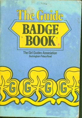 Front cover of "The Guide Badge Book" (1983)