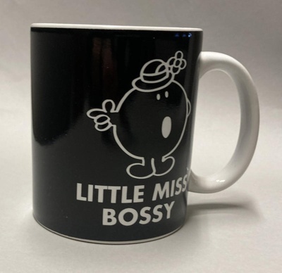 Mug: Little Miss Bossy/Sunshine; China Industries Ltd; c. 2016; GWL-2019-45