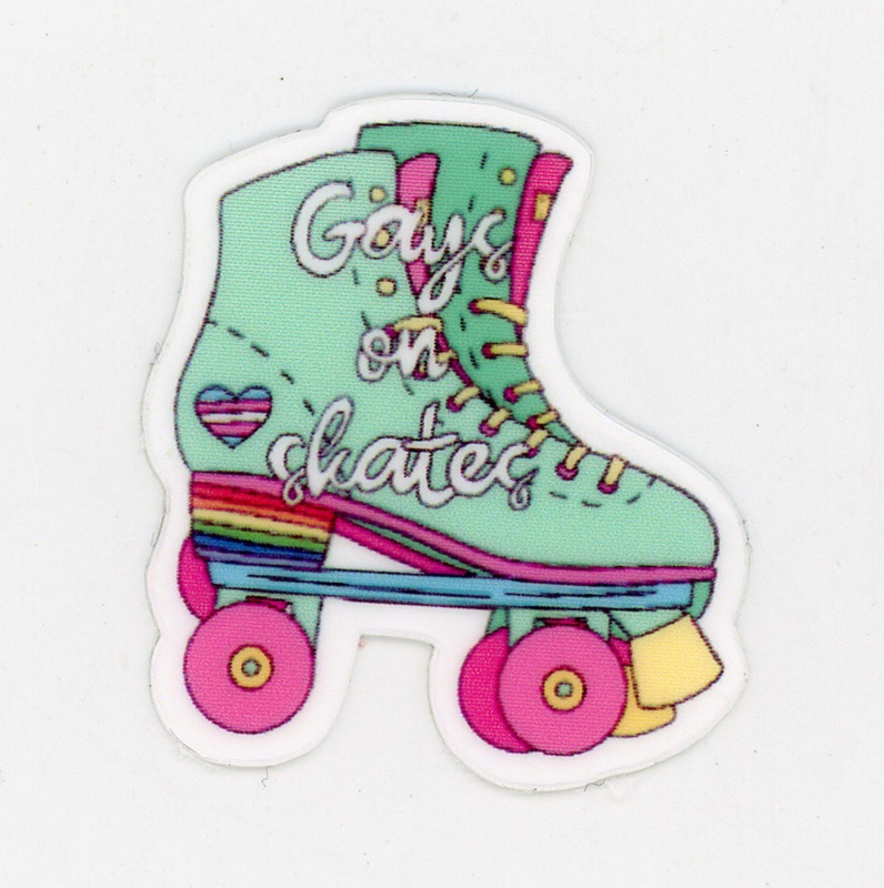 Sticker: Gays on Skates; c.2023; GWL-2023-126-6