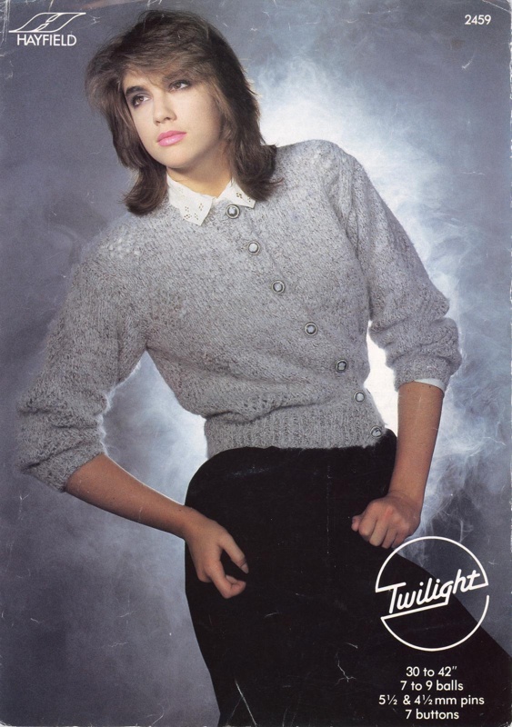 Knitting pattern: Cardigan; Hayfield No. 2459; GWL-2015-94-22