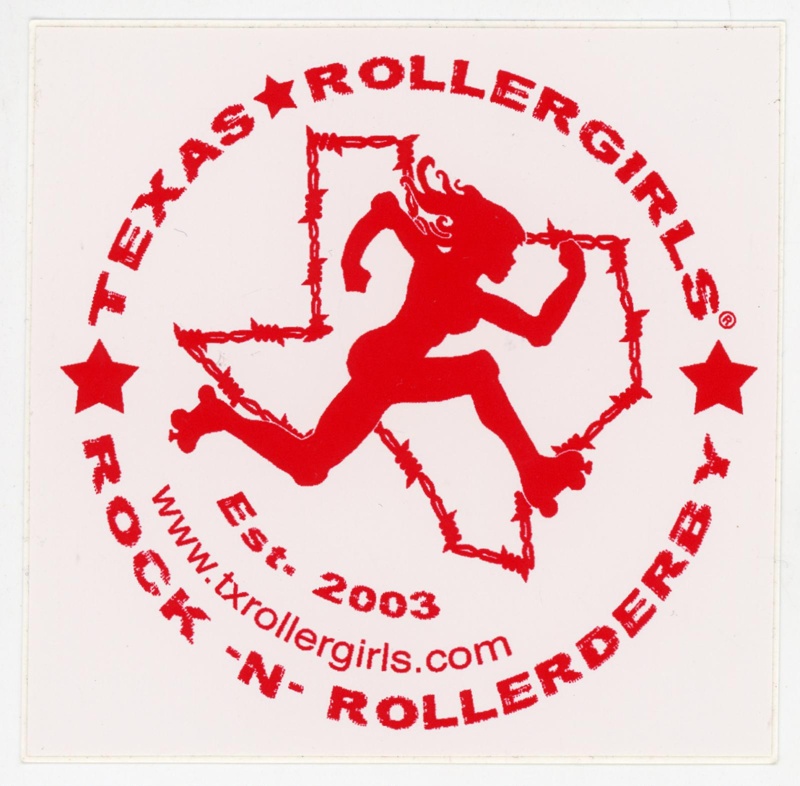 Sticker: Rock-N-RollerDerby; Texas Rollergirls; c.2003-20; GWL-2025-118-41