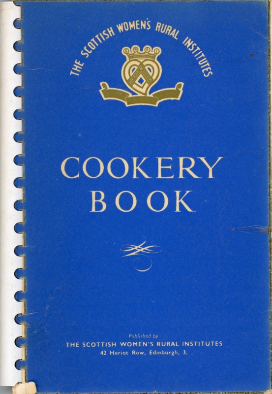 SWRI Cookery Book; Scottish Women's Rural Institutes; 1960; GWL-2017-34