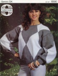 Knitting pattern: Sweater; Sirdar Design No. 6590; c.1970s-80s; GWL-2021-4-66