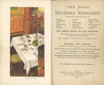Title page: The Book of Household Management; Beeton, Isabella (Mrs); 1893; GWL-2025-101