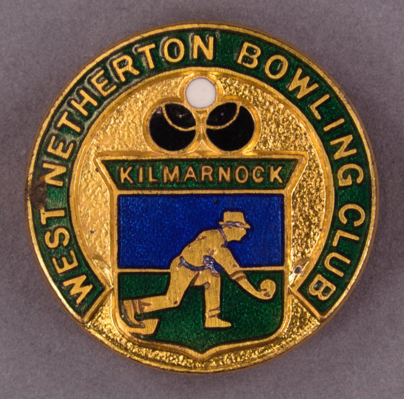 Badge: West Netherton Bowling Club; GWL-2012-27-2