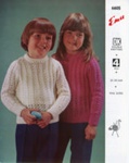 Knitting pattern: Children's Sweater; Emu Wools No. 6605; GWL-2015-94-53