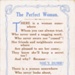 Postcard: The Perfect Woman; E. Mack; GWL-2015-1-4