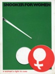 Postcard (front): Snooker for Women; Equal Rights in Clubs Campaign for Action; c.1978-80; GWL-2022-47-1