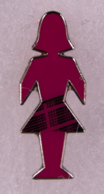 Badge: Breast cancer awareness; Challenge Breast Cancer Scotland; c.2013; GWL-2014-41-3