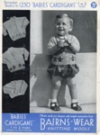 Knitting pattern: Babies' Cardigans; Bairns-wear No. 1250; GWL-2016-159-26