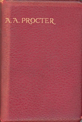 Front cover: Poems by Adelaide A. Proctor; 1914; GWL-2025-115-4