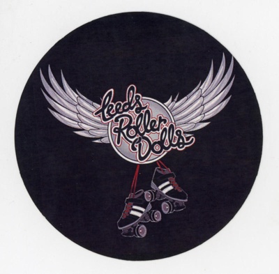 Sticker: Leeds Roller Dolls; Leeds Roller Derby; c.2016-20; GWL-2025-118-25 Sticker: Leeds Roller Dolls; Leeds Roller Derby; c.2016-20; GWL-2025-118-25