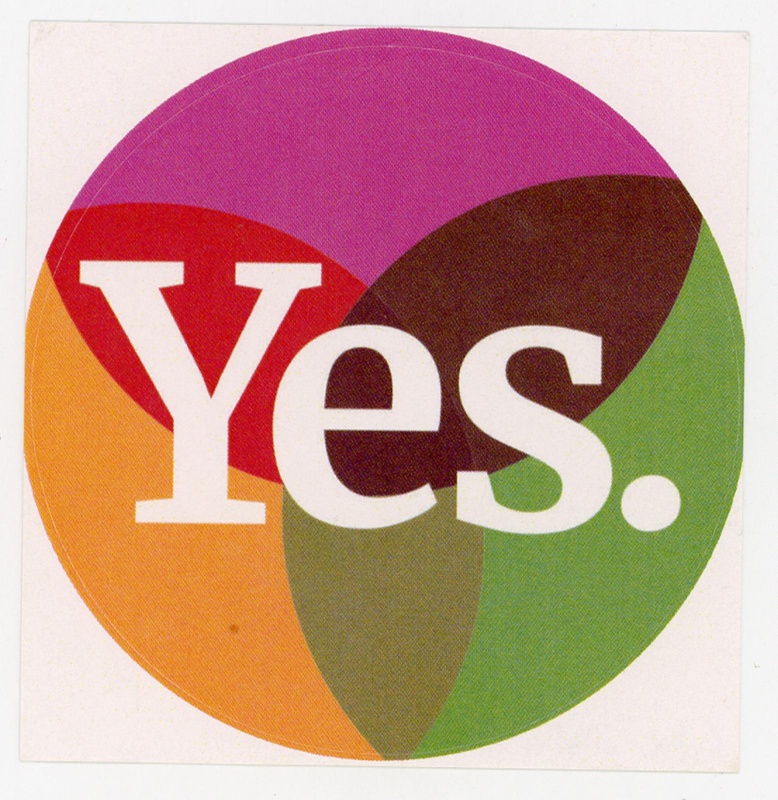 Sticker: Yes; Together for Yes; 2018; GWL-2022-152-24