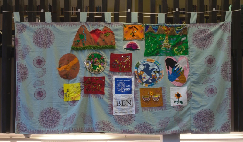 Banner: One World Quilt; Black Environment Network; 2000; GWL-2016-94