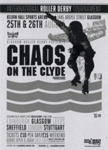 Flyer: Chaos on the Clyde; Glasgow Roller Derby; August 2012; GWL-2020-29-2