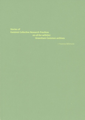 GWL-2022-137: Front cover: Stories of Feminist Research; Billimore, Yvonne; 2022