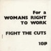 GWL-2026-28-2: Pamphlet cover: For a Woman's Right to Work