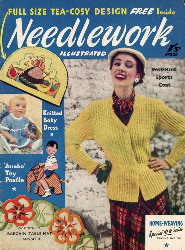 Magazine: Needlework Illustrated No. 220; Weldons Ltd; c.1940s; GWL-2022-134-13
