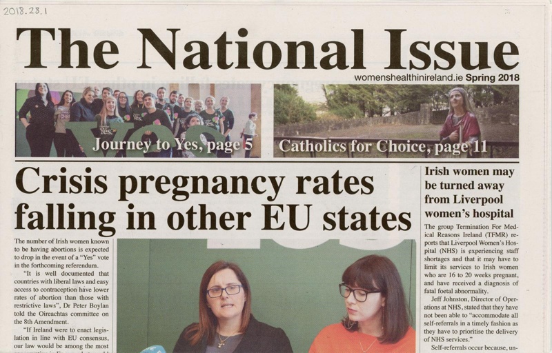 Newspaper: The National Issue; Women's Health in Ireland; Spring 2018; GWL-2018-28-1