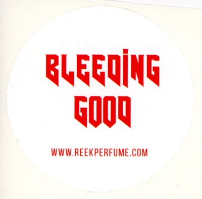 Sticker: BLEEDING GOOD; REEK perfume; GWL-2020-44-8