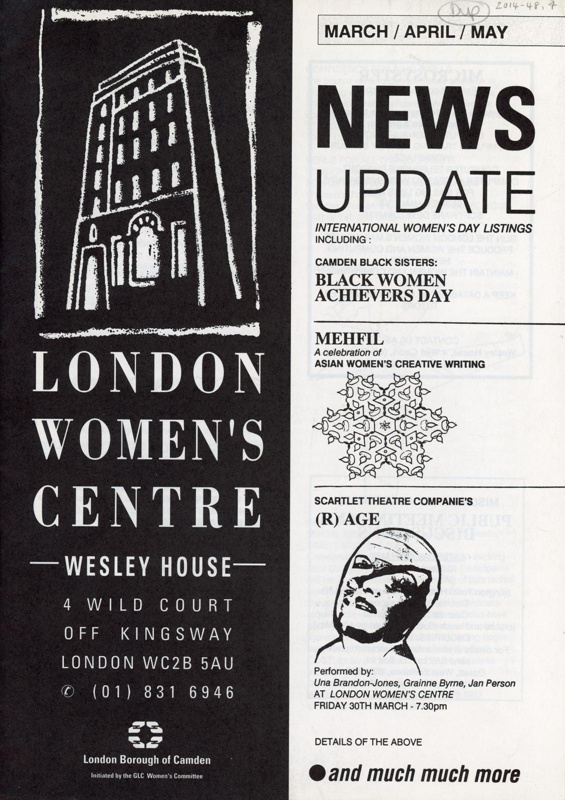 News Update; London Women's Centre; 1990; GWL-2014-48-4