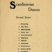 Booklet cover & contents: Scandinavian Dances - Second Series; Living Physical Education Association; 1952; GWL-2024-16-7