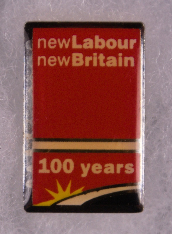 Badge: New Labour - New Britain; 1999; GWL-2013-50-25