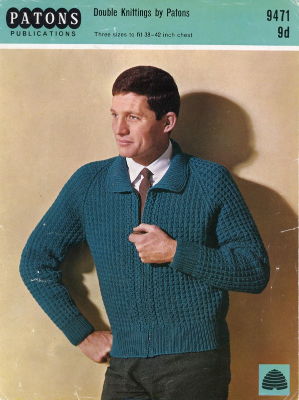 Knitting pattern: Lumber Jacket; Patons & Baldwins Ltd; c.1960s; GWL ...