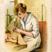 Cigarette card (front): Women on War Work No. 10: Dentists; Carreras Ltd; 1916; GWL-2015-120-8