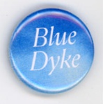 Badge: Blue Dyke; Lynch, Breda; c.2020; GWL-2022-146-2