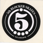 Roller Derby sticker: 5th Blocker Skates; GWL-2019-59-12
