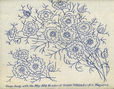 Embroidery transfer from Good Needlework Magazine; May 1934; GWL-2016-159-88