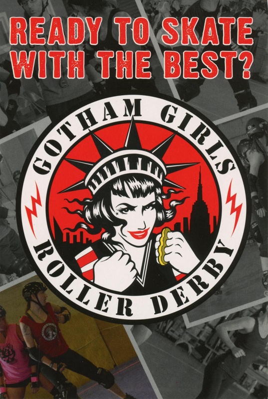 Flyer front: Ready To Skate With the Best?; Gotham Roller Derby; c.2014; GWL-2025-118-53