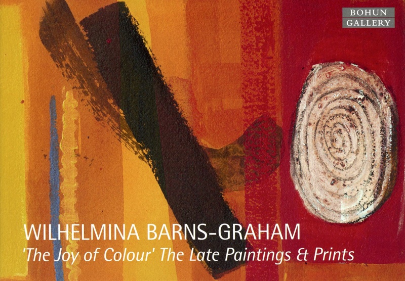 Catalogue cover: Wilhelmina Barns-Graham: The Joy of Colour; Bohun Gallery; 2018; GWL-2022-30-43