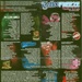 Foldout poster with teams featured in Tattoo Freeze Roller Derby Tournament