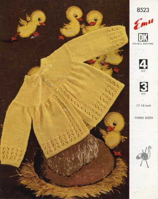 Knitting pattern: Matinee Coat; Emu Wools Ltd; GWL-2022-15-3