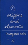 Poetry book cover: Origins and Elements; Tait, Margaret; 1959; GWL-2024-28-1