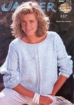 Knitting pattern: Lace Panelled Sweater; Jaeger No. 5267; GWL-2021-4-14