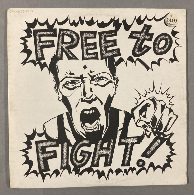LP record (front sleeve): Free to Fight; Candy-Ass Records; 1995; GWL-2023-107-1