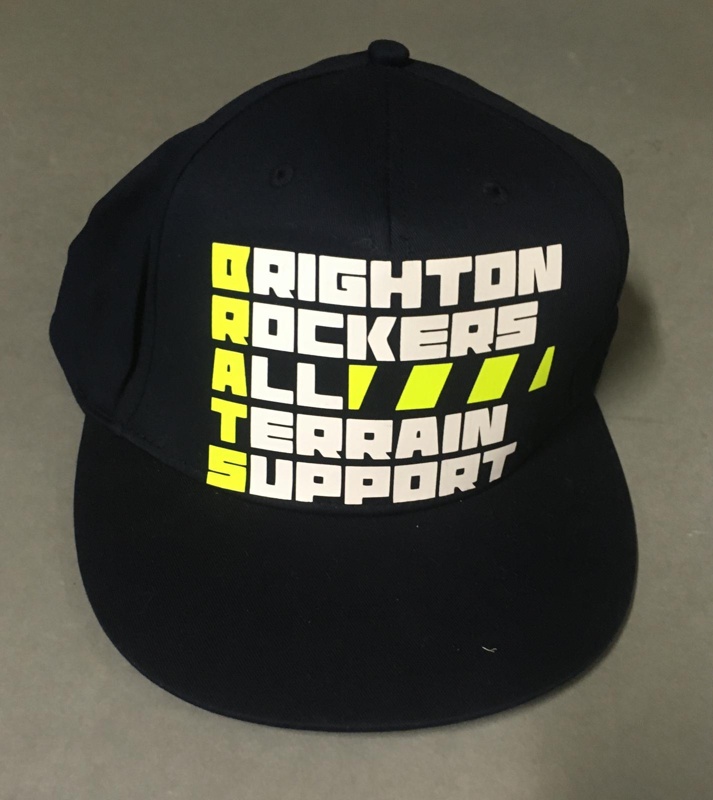 BRATS baseball cap; Brighton Rockers Roller Derby; 2010-13; GWL-2014-2-1