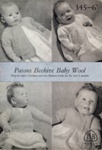 Knitting pattern: Four Designs for the First 6 Months; P&B Wools No. 345; GWL-2015-34-31