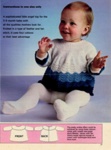 Knitting pattern image: Tiny Trendy baby's top; c.1970s; GWL-2015-44-32